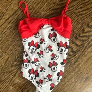 Disney Store Minnie Mouse Adorable Girls Bathingsuit * New Condition
